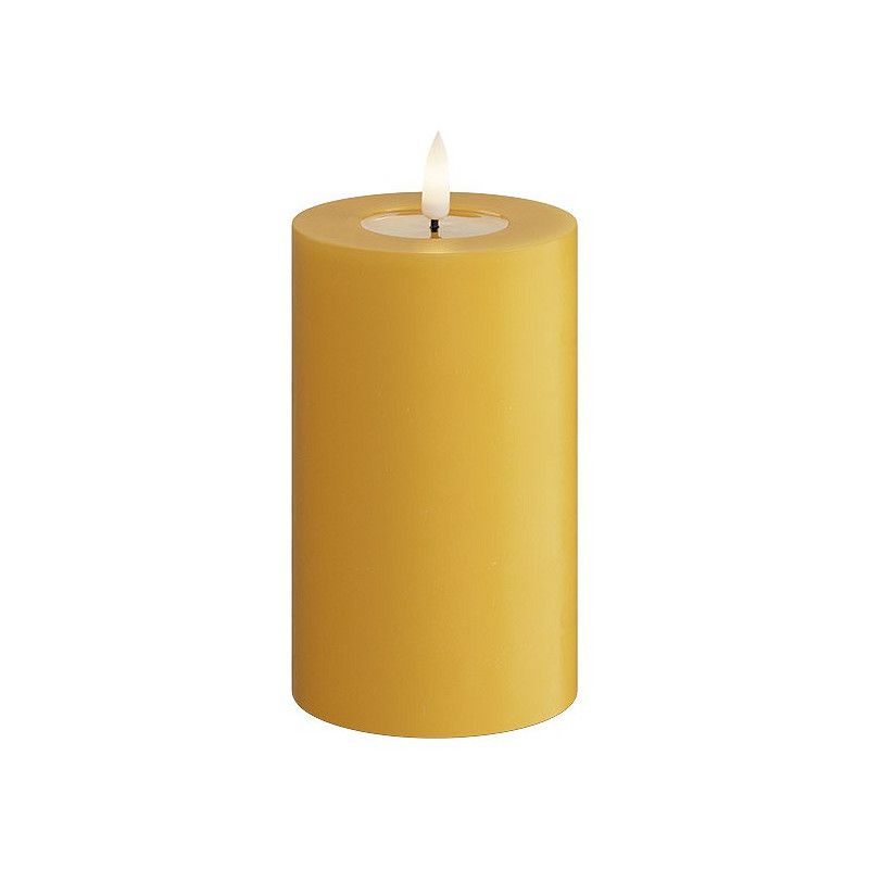 LED-Kubbelys 7,5x12,5 cm - Curry