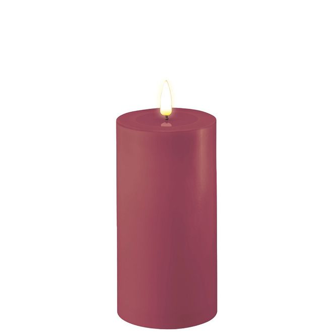 Hovedbilde LED-Kubbelys 7,5x15 cm - Magenta