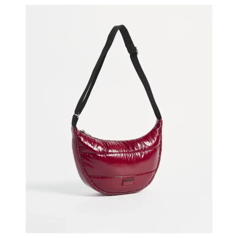 Crossbody Bag - Glossy Burgundy